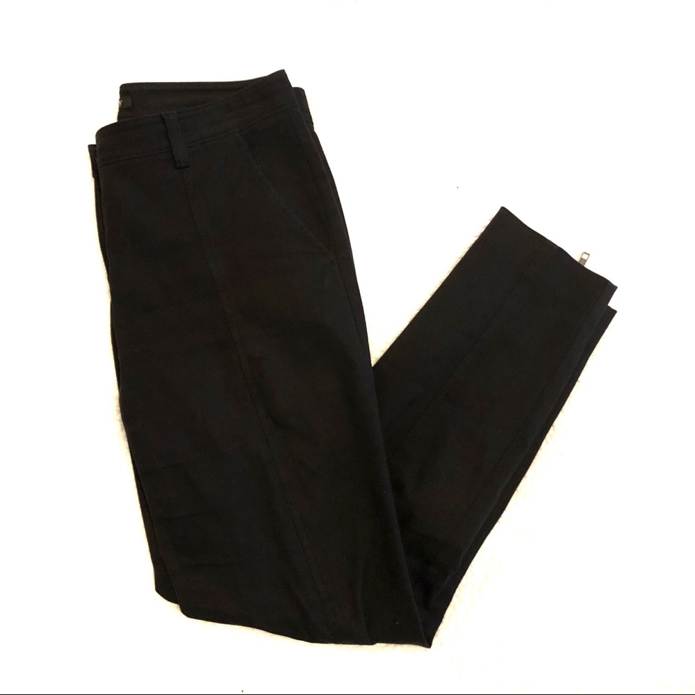 Theory Ankle Zip Skinny Pant Black